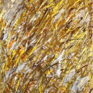 AUTUMN by Gayle Printz: warm russet and amber hues — original Modern Abstractionist, acrylic on linen