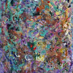 PEACE by Gayle Printz: serene, calm, balanced form — original Modern Abstractionist, acrylic on canvas abstract painting