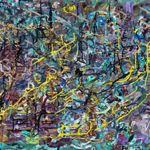 CLIMB by Gayle Printz: bold, upward, ascending momentum — original Modern Abstractionist, acrylic on canvas