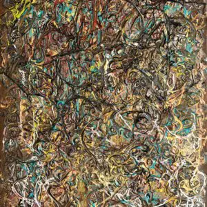 GORDONS by Gayle Printz: bold, distinctive, filled with highly textured character and form — original Modern Abstractionist, acrylic on canvas **Meta description** (141 chars): GORDONS by Gayle Printz — bold, distinctive, characterful form. Investment-grade abstract painting from the founder of Modern Abstractionism.